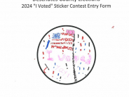 I Voted - Sticker Contest 2024