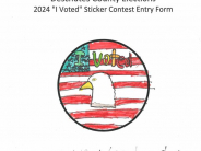 I Voted - Sticker Contest 2024