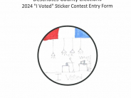 I Voted - Sticker Contest 2024