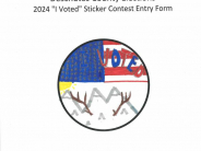 I Voted - Sticker Contest 2024