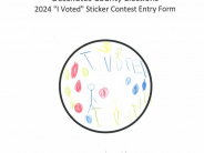 I Voted - Sticker Contest 2024