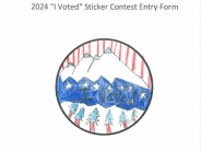 I Voted - Sticker Contest 2024