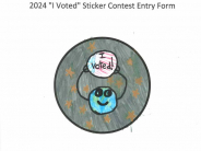 I Voted - Sticker Contest 2024