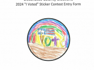 I Voted - Sticker Contest 2024