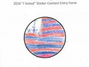 I Voted - Sticker Contest 2024