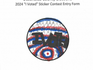 I Voted - Sticker Contest 2024