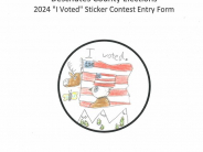 I Voted - Sticker Contest 2024