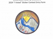 I Voted - Sticker Contest 2024