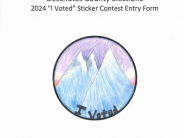 I Voted - Sticker Contest 2024