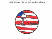 I Voted - Sticker Contest 2024