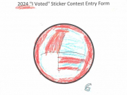 I Voted - Sticker Contest 2024