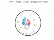 I Voted - Sticker Contest 2024