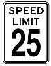 Speed Limit 25 25