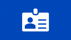 Icon of staff badge