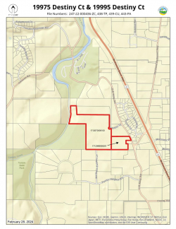 Location Map Destiny Court LLC PA/ZC