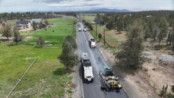 Asphalt Paving on Old Bend Redmond Highway June 2024
