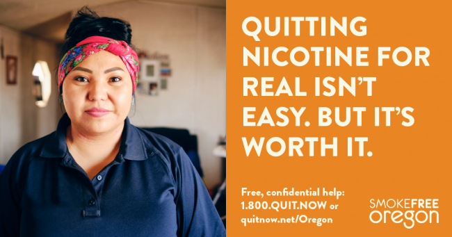QUITTING NICOTINE FOR REAL ISN'T ALWAYS EASY, BUT IT'S WORTH IT.