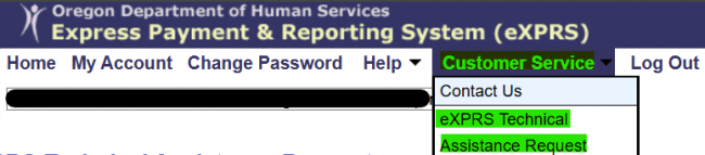 eXPRS Customer Service