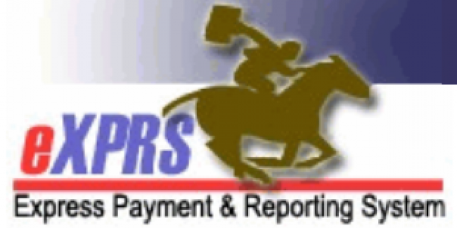 eXPRS DHS Website Logo