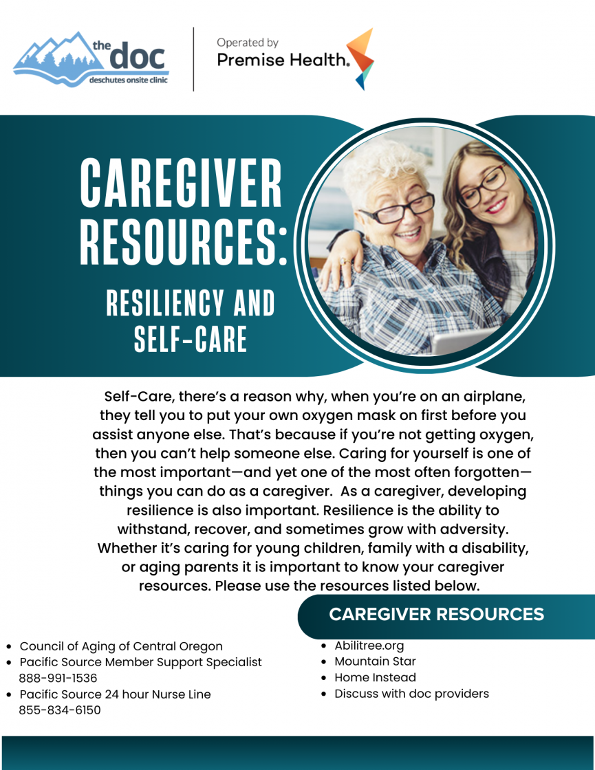 Caregiver Resources 