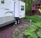 RV parked in yard