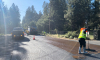 Slurry Seal application in Deschutes River Woods neighborhood, June 12 2025